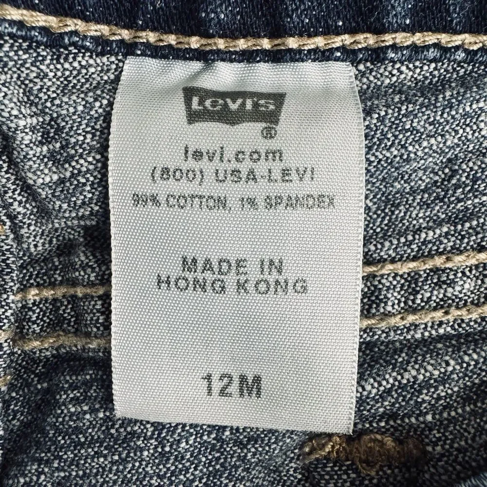 Y2K Levis 545 Low Bootcut Jeans 10/12 (32x30) Blue Denim Stretch Womens